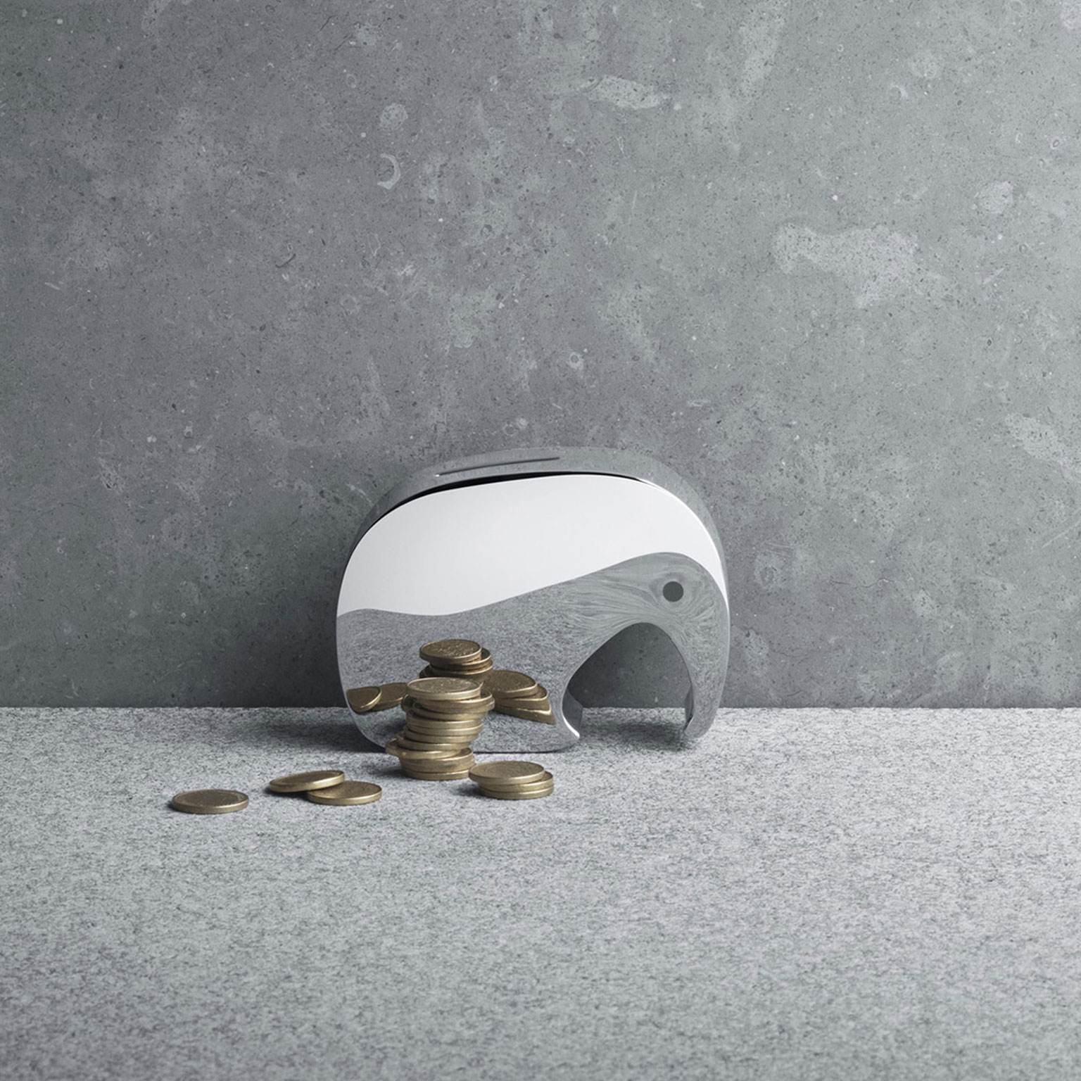 GEORG JENSEN（ジョージ ジェンセン）MINIPHANT 貯金箱 ［販売期間：12