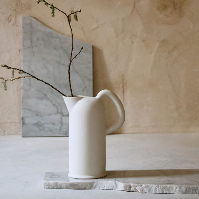 ORIGIN MADE（オリジン メイド）Jug オブジェベース マットホワイト