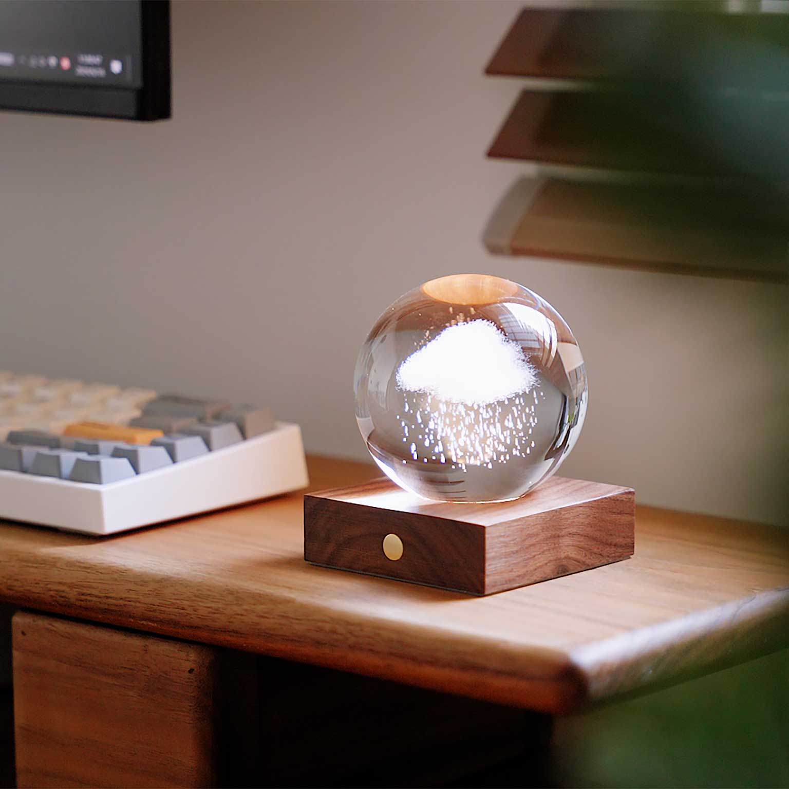 GINGKO DESIGN（ギンコーデザイン）アンバークリスタルライト Rain