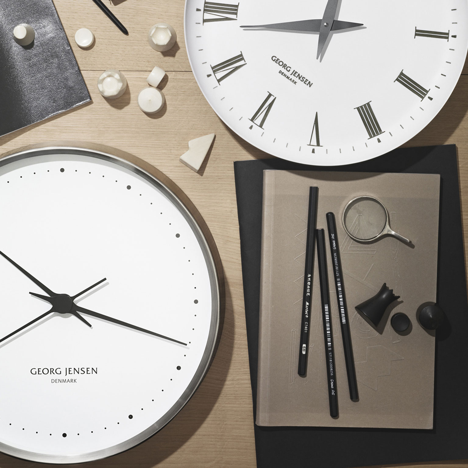 GEORG JENSEN（ジョージ ジェンセン）HENNING KOPPEL クロック φ30
