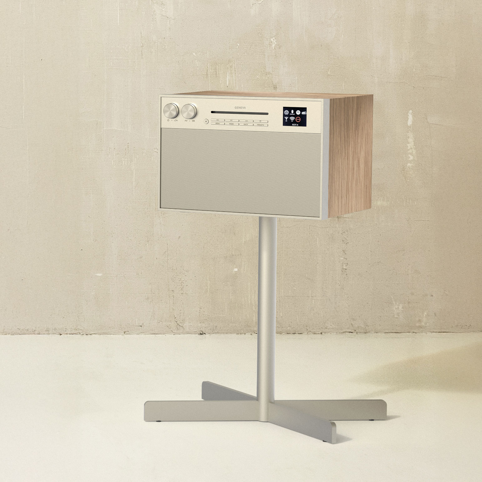 GENEVA（ジェネバ）DeCon M スピーカー ウォールナット | LIVING MOTIF