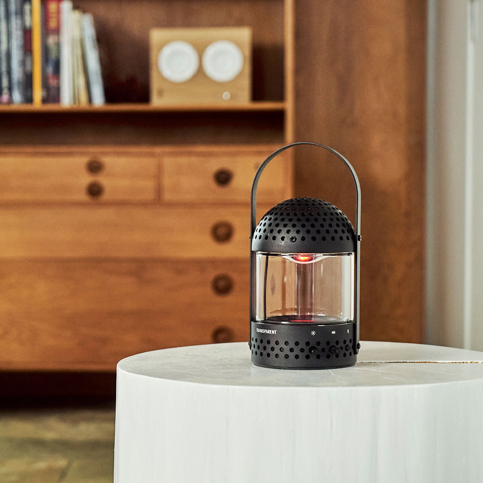 TRANSPARENT（トランスペアレント）Light Speaker ポータブルBluetooth