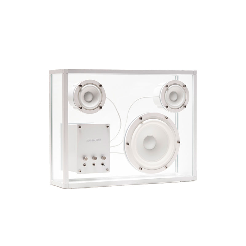 TRANSPARENT SPEAKER ホワイト TRANSPARENT（トランスペアレント）Transparent Speaker ホワイト Wifi