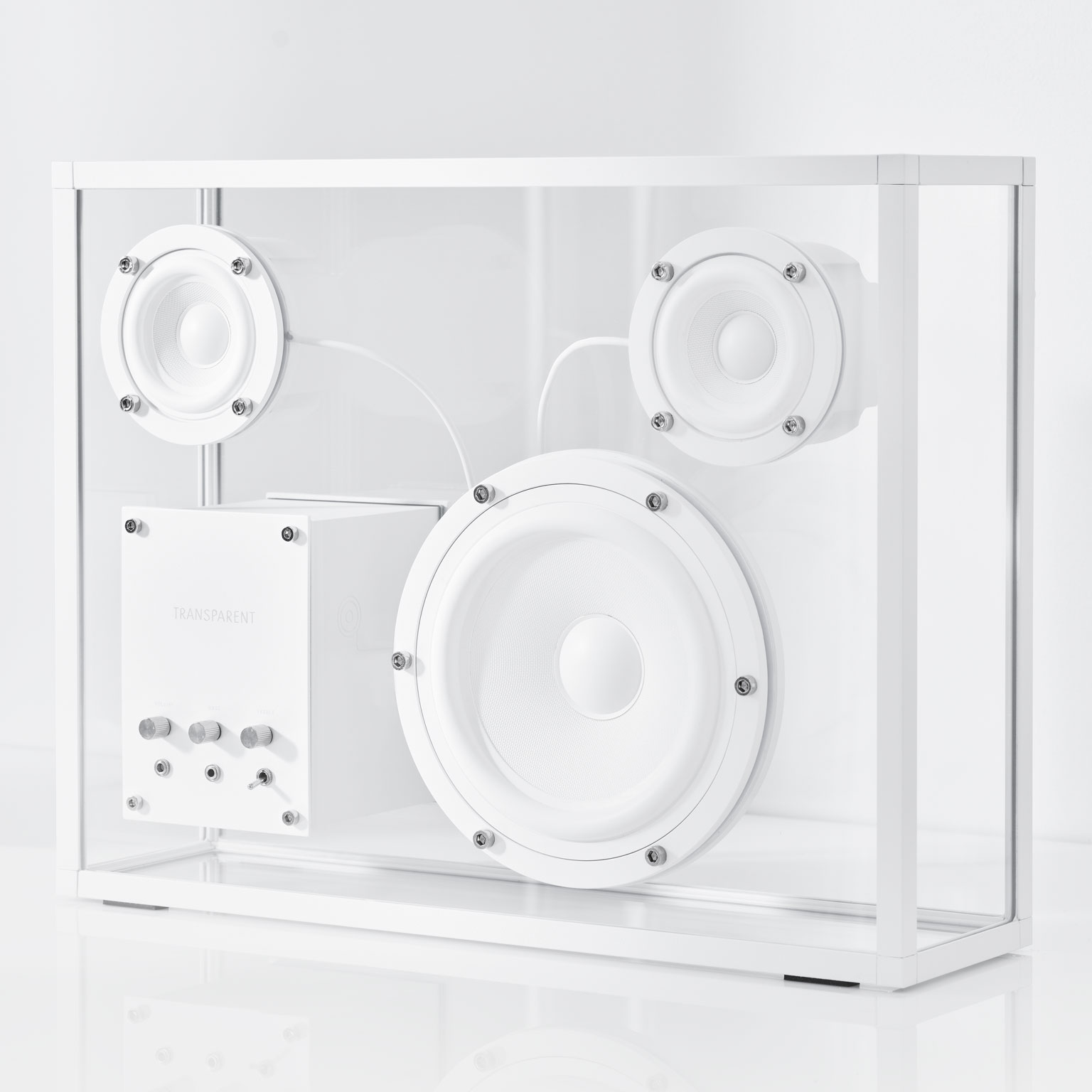 TRANSPARENT（トランスペアレント）Transparent Speaker ホワイト