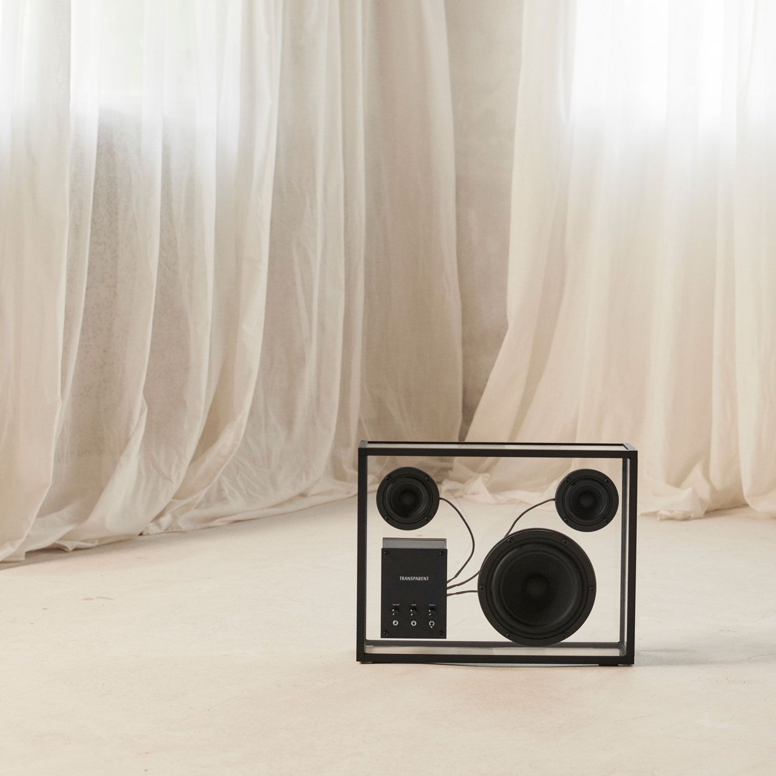 TRANSPARENT（トランスペアレント）Transparent Speaker ブラック Wifi