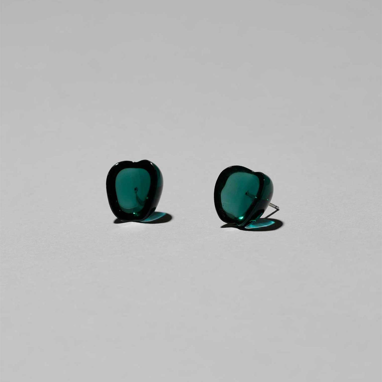 SIRI SIRI（シリシリ）ピアス Apple Teal グリーン | LIVING MOTIF
