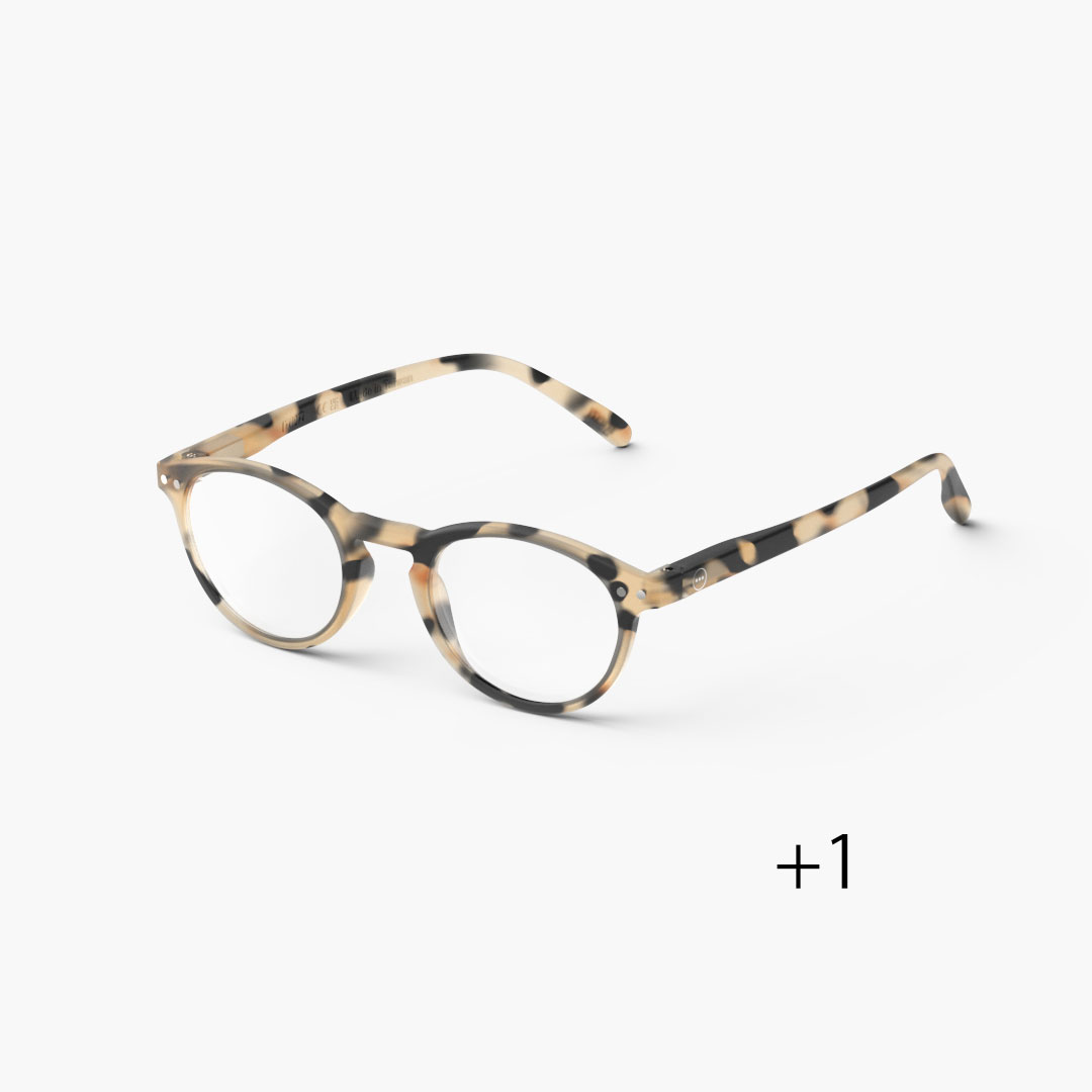 IZIPIZI（イジピジ）READING GLASSES #A Light Tortoise +2.5 | LIVING