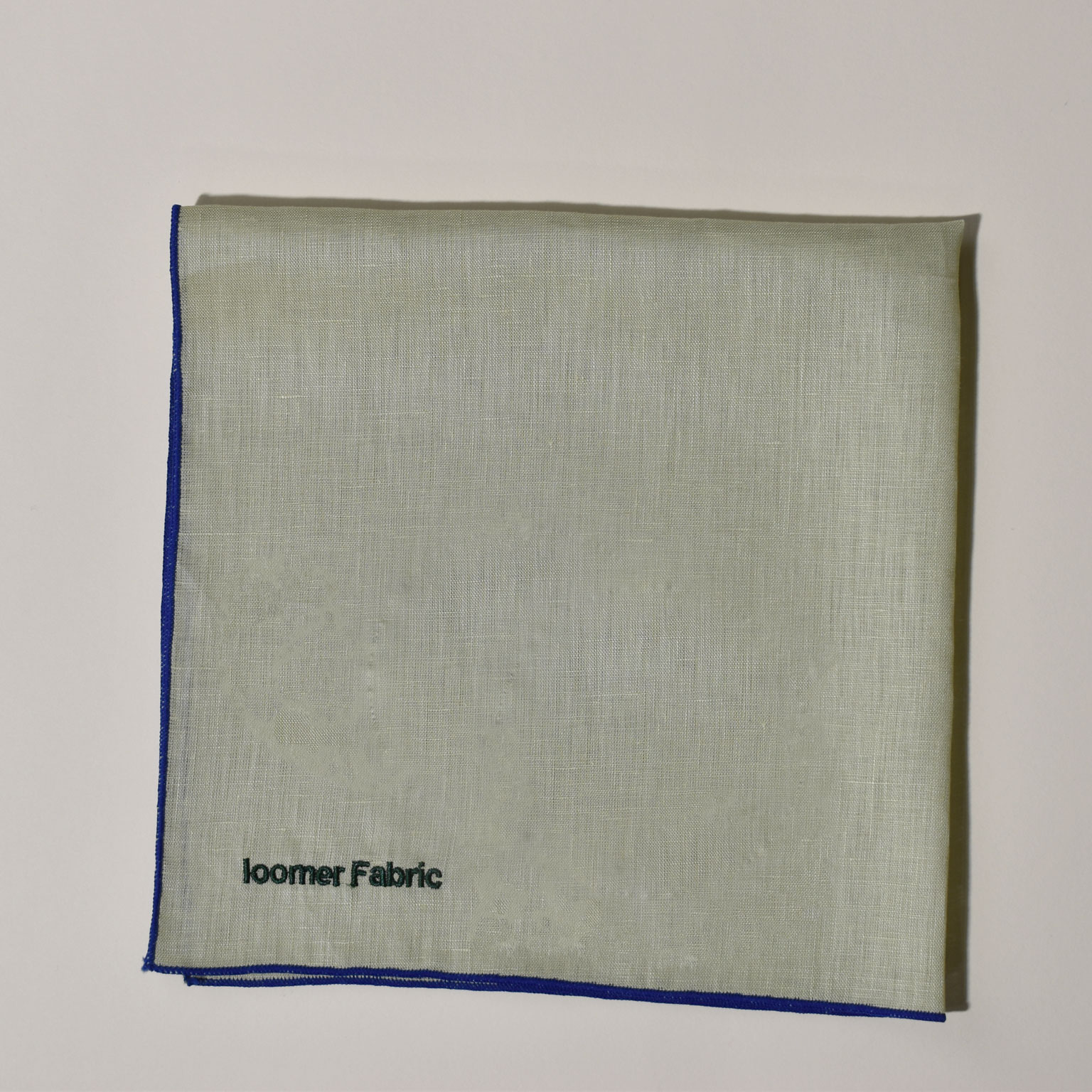 loomer（ルーマー）Embroidary リネン ハンカチ S イエロー | LIVING