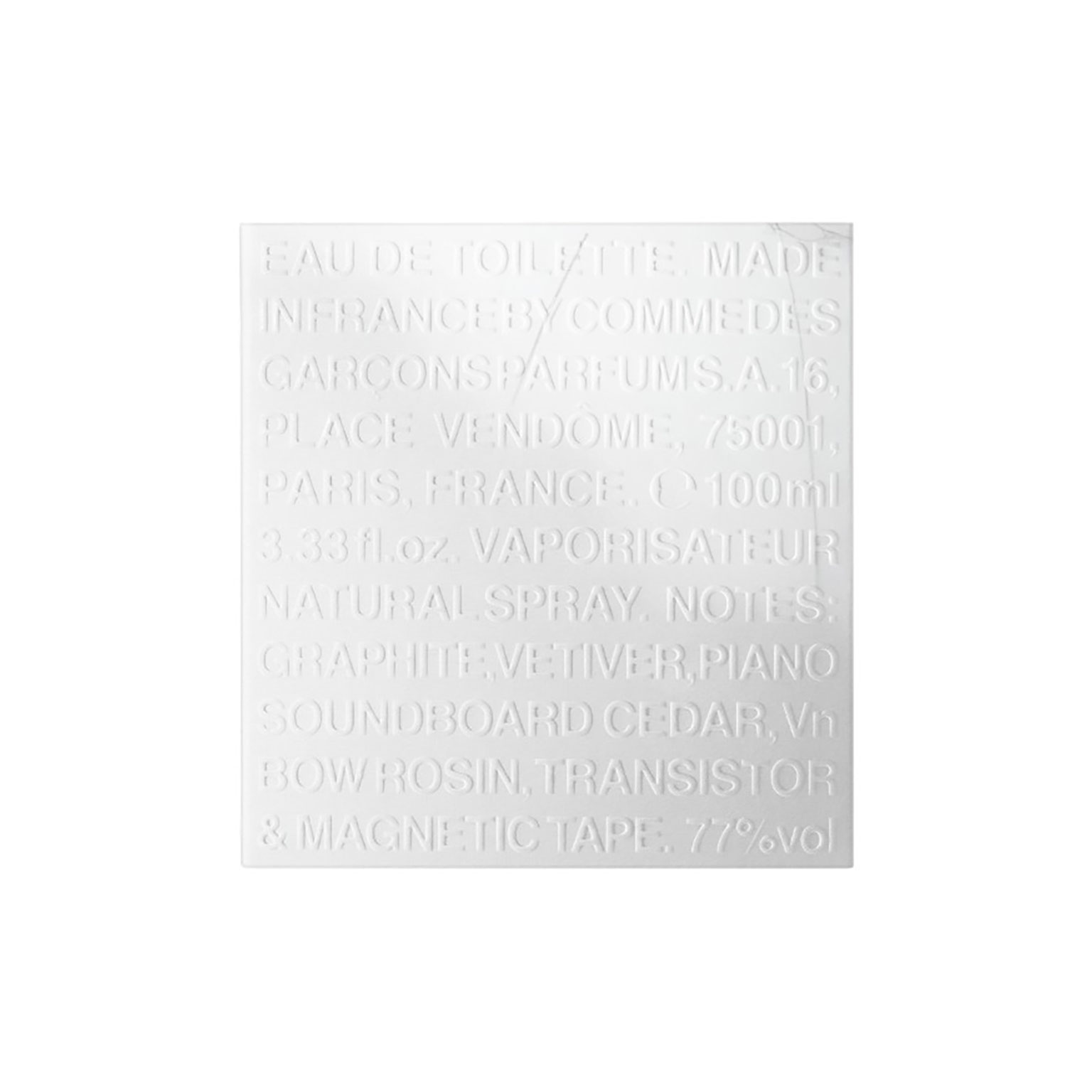 COMME des GARCONS（コム デ ギャルソン）MAX RICHTER 01/100ml BZ 