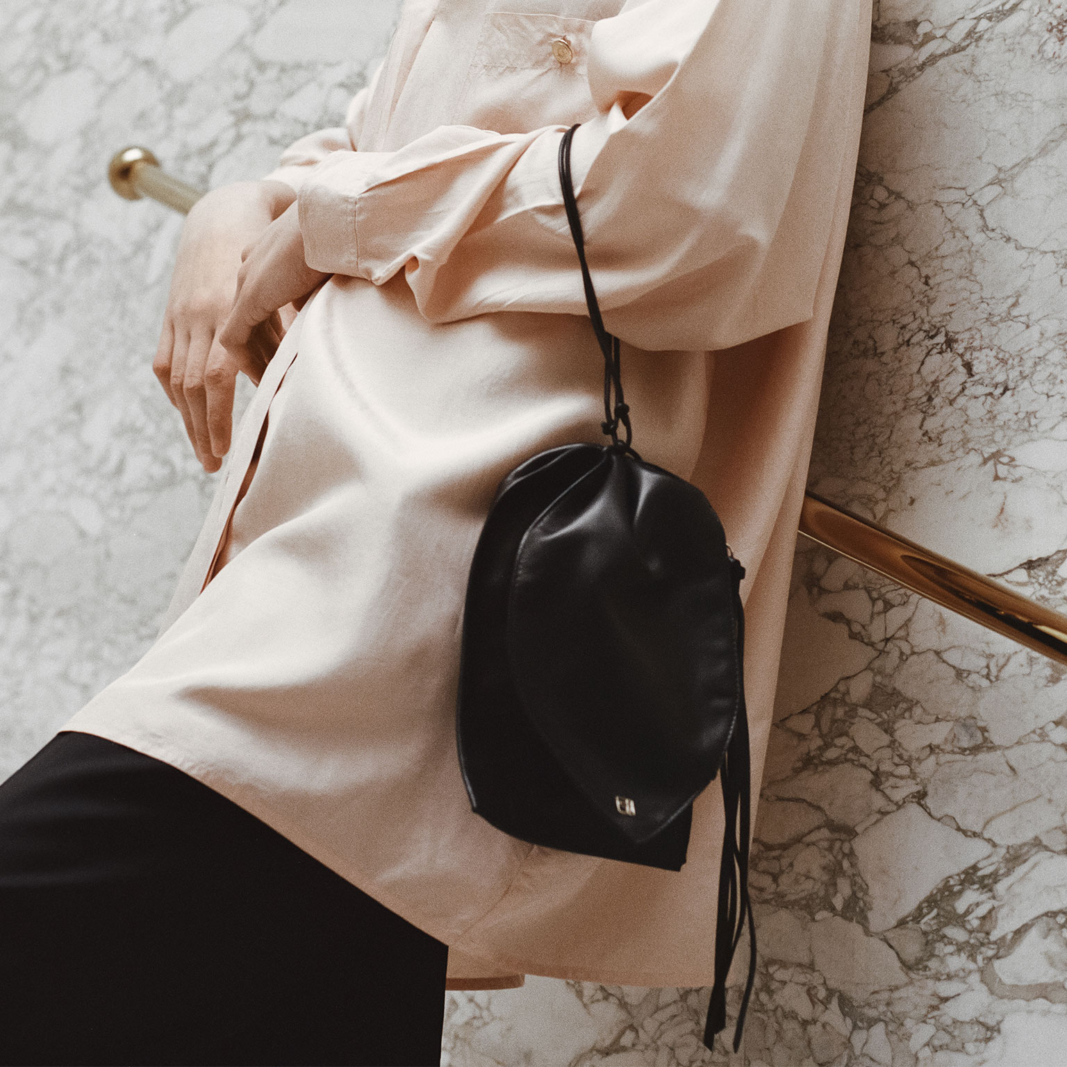 sagan vienna Miser bag ライラック SAGAN VIENNA（サガン ヴィエンナ）MISER BAG Small ブラック | LIVING