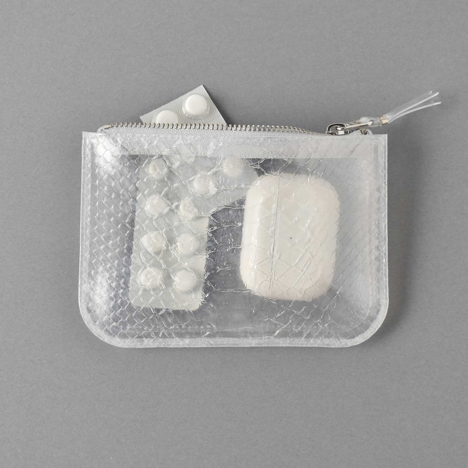 COMME des GARCONS（コム デ ギャルソン）SNAKE TRANSPARENT ZIP