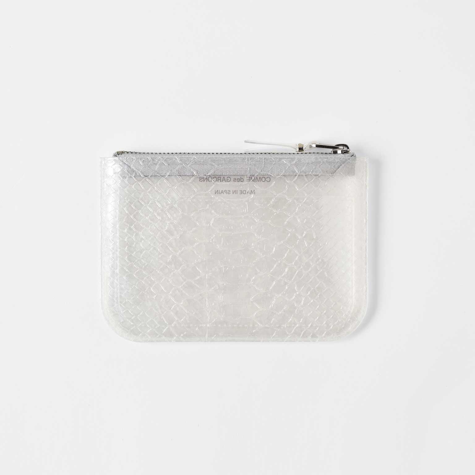 COMME des GARCONS（コム デ ギャルソン）SNAKE TRANSPARENT ZIP