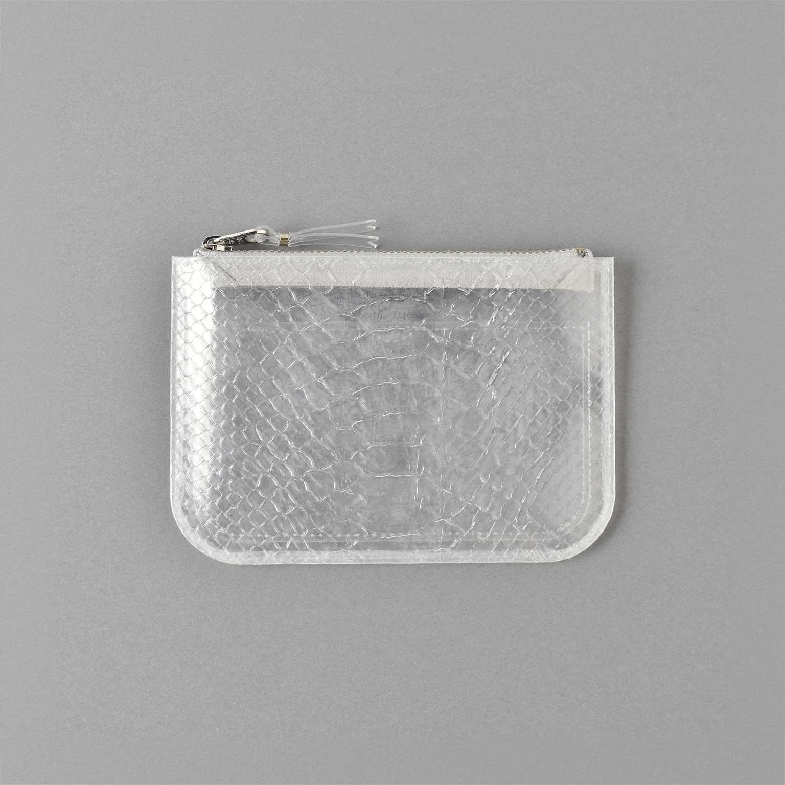 COMME des GARCONS（コム デ ギャルソン）SNAKE TRANSPARENT ZIP