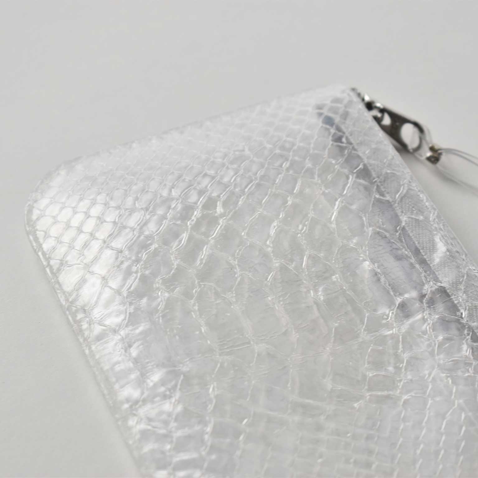 COMME des GARCONS（コム デ ギャルソン）SNAKE TRANSPARENT ZIP