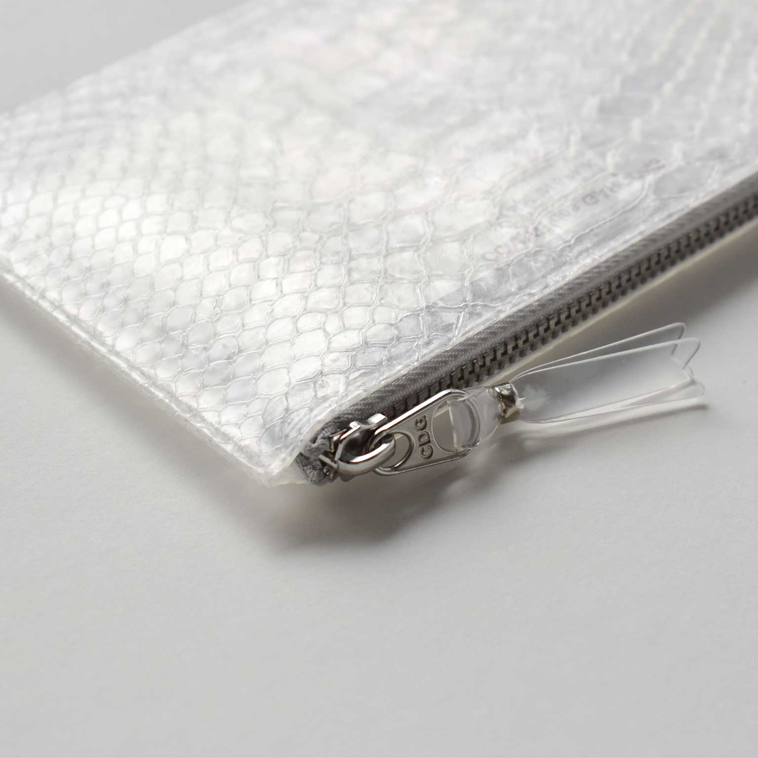 COMME des GARCONS（コム デ ギャルソン）SNAKE TRANSPARENT ZIP
