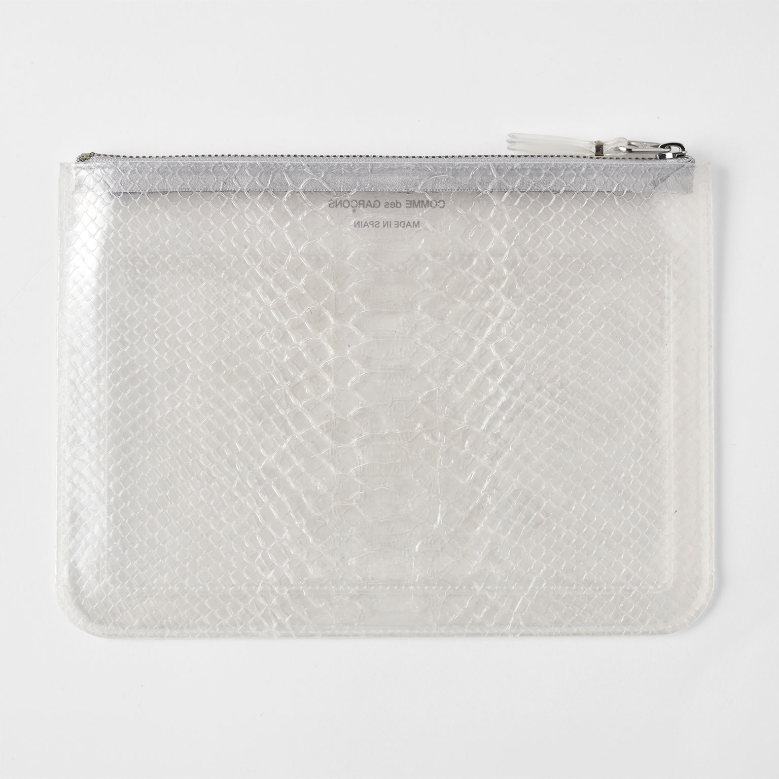 COMME des GARCONS（コム デ ギャルソン）SNAKE TRANSPARENT ZIP
