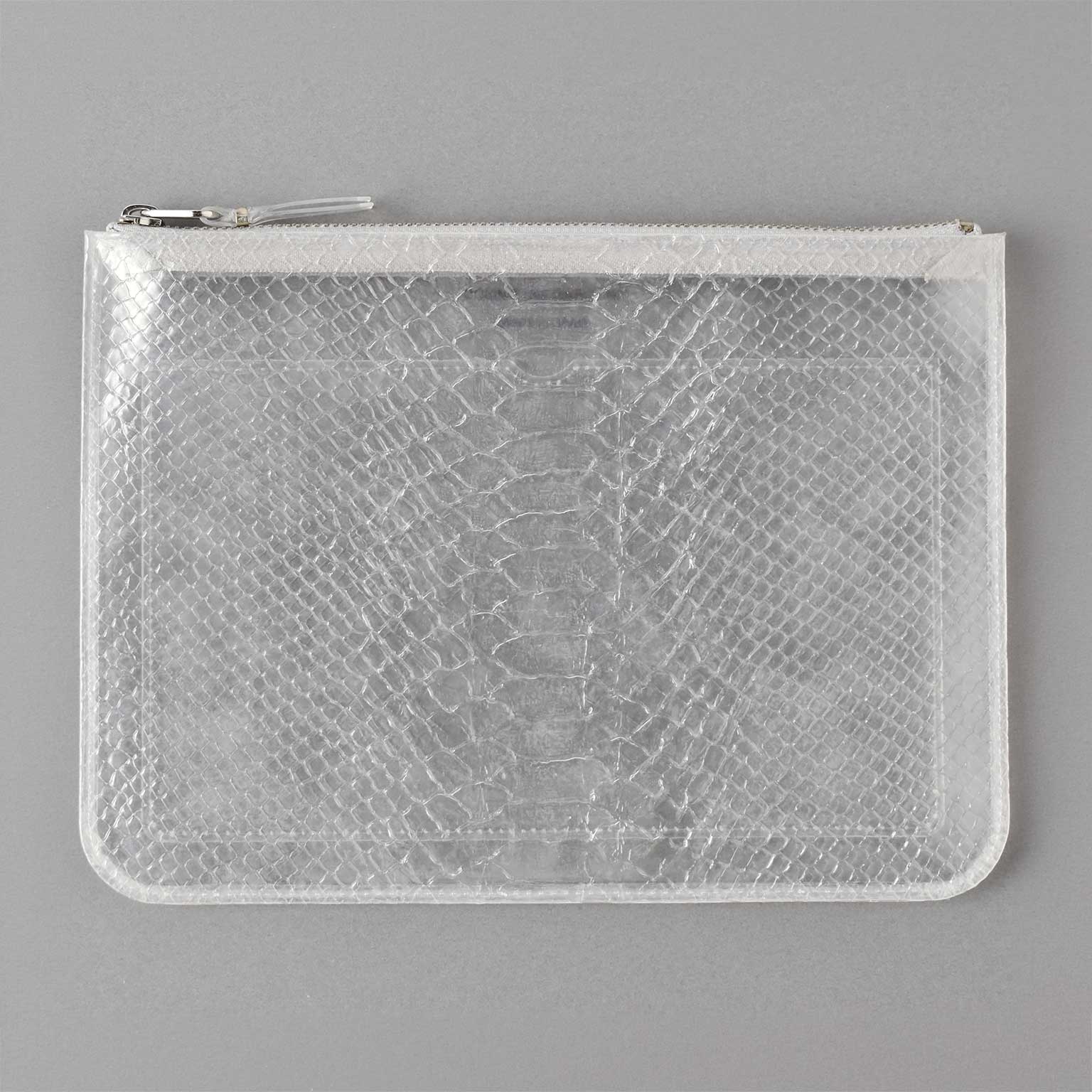 COMME des GARCONS（コム デ ギャルソン）SNAKE TRANSPARENT ZIP