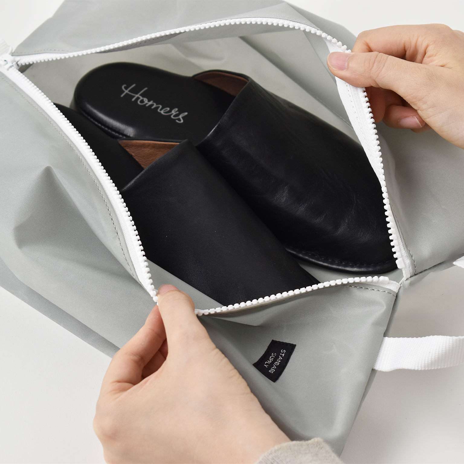 STANDARD SUPPLY（スタンダードサプライ）SAIL SHOES CASE グレー