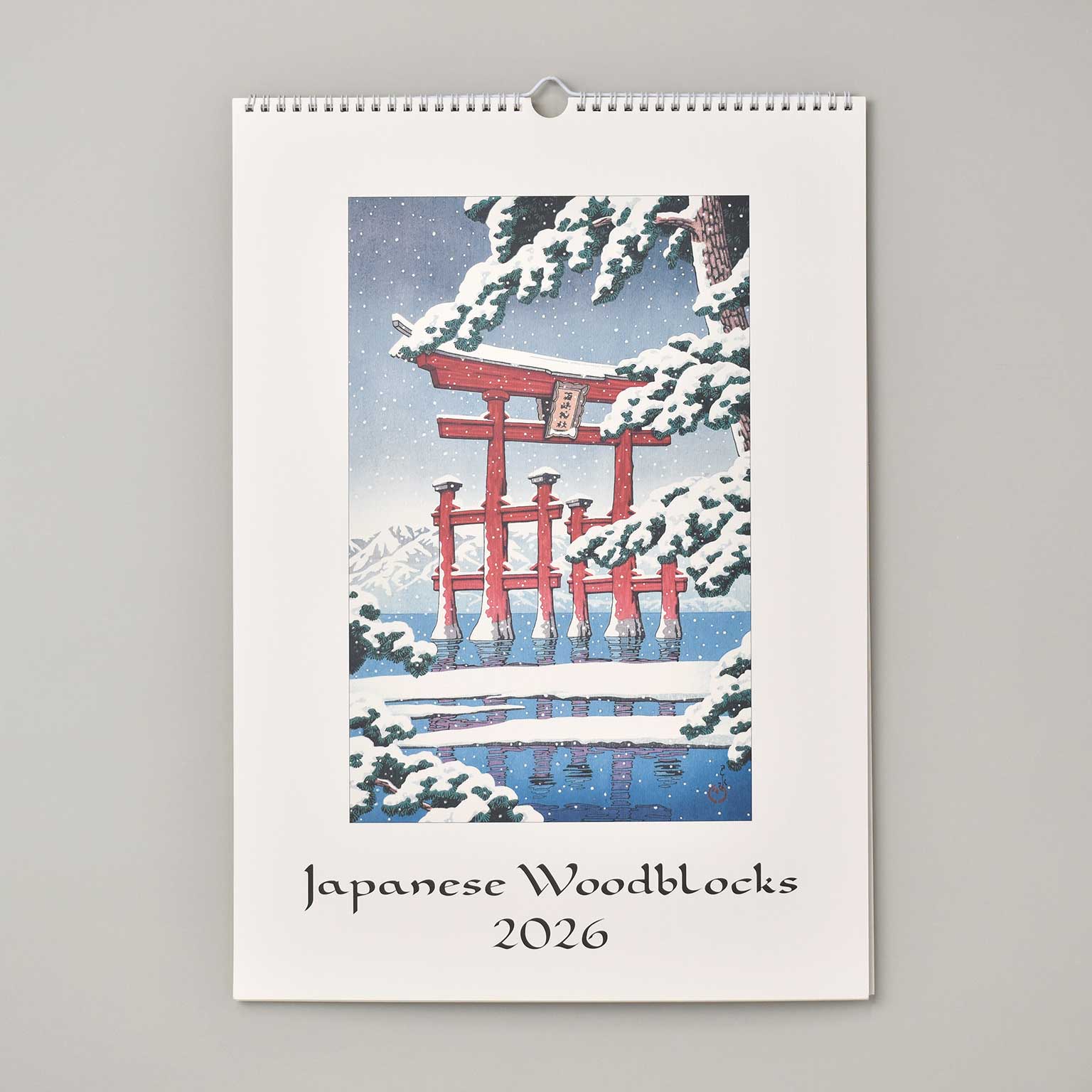 CAVALLINI（カヴァリーニ）Wallカレンダー 2026 Japanese Woodblocks
