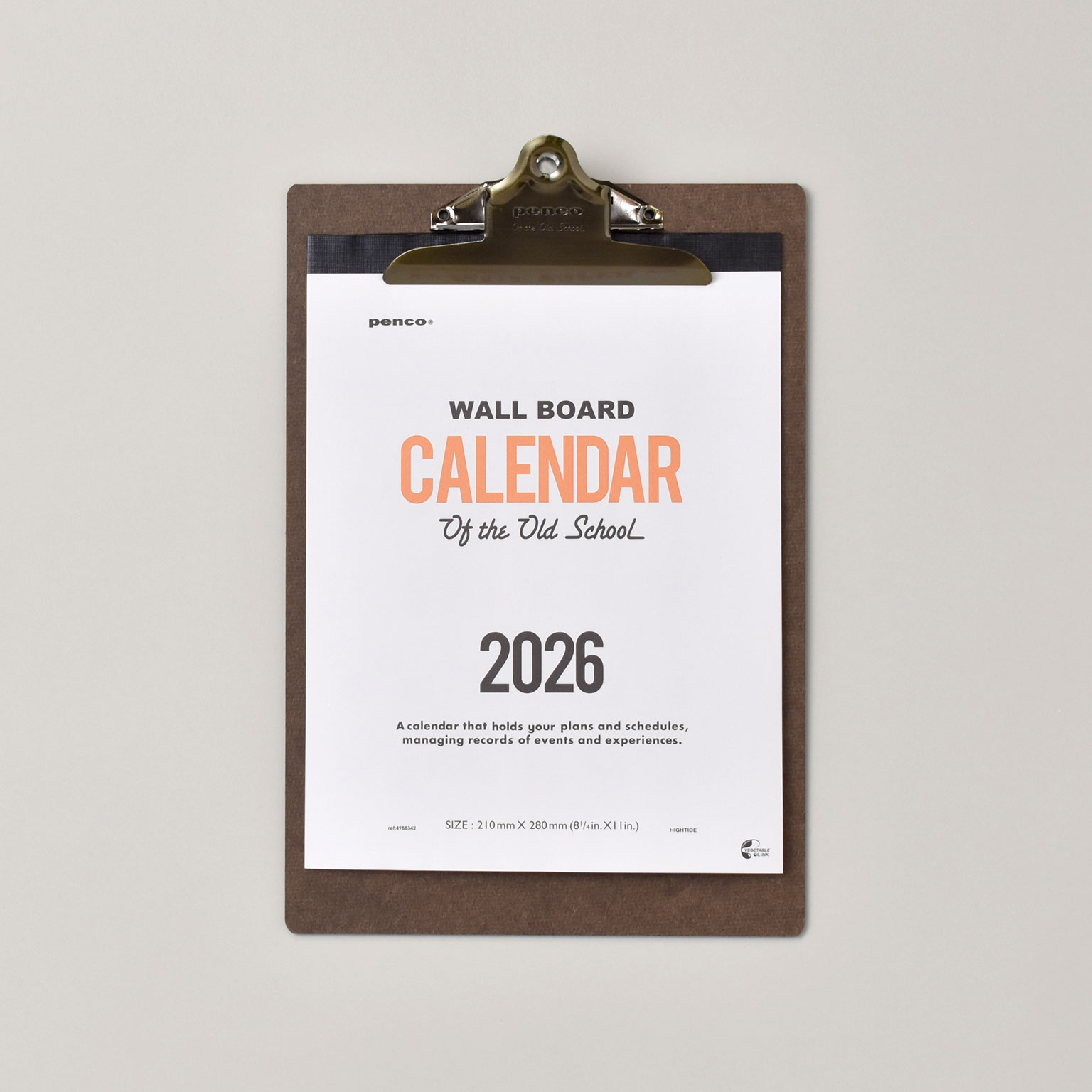 HIGHTIDE（ハイタイド）カレンダー 2026 O/S A4 | LIVING MOTIF