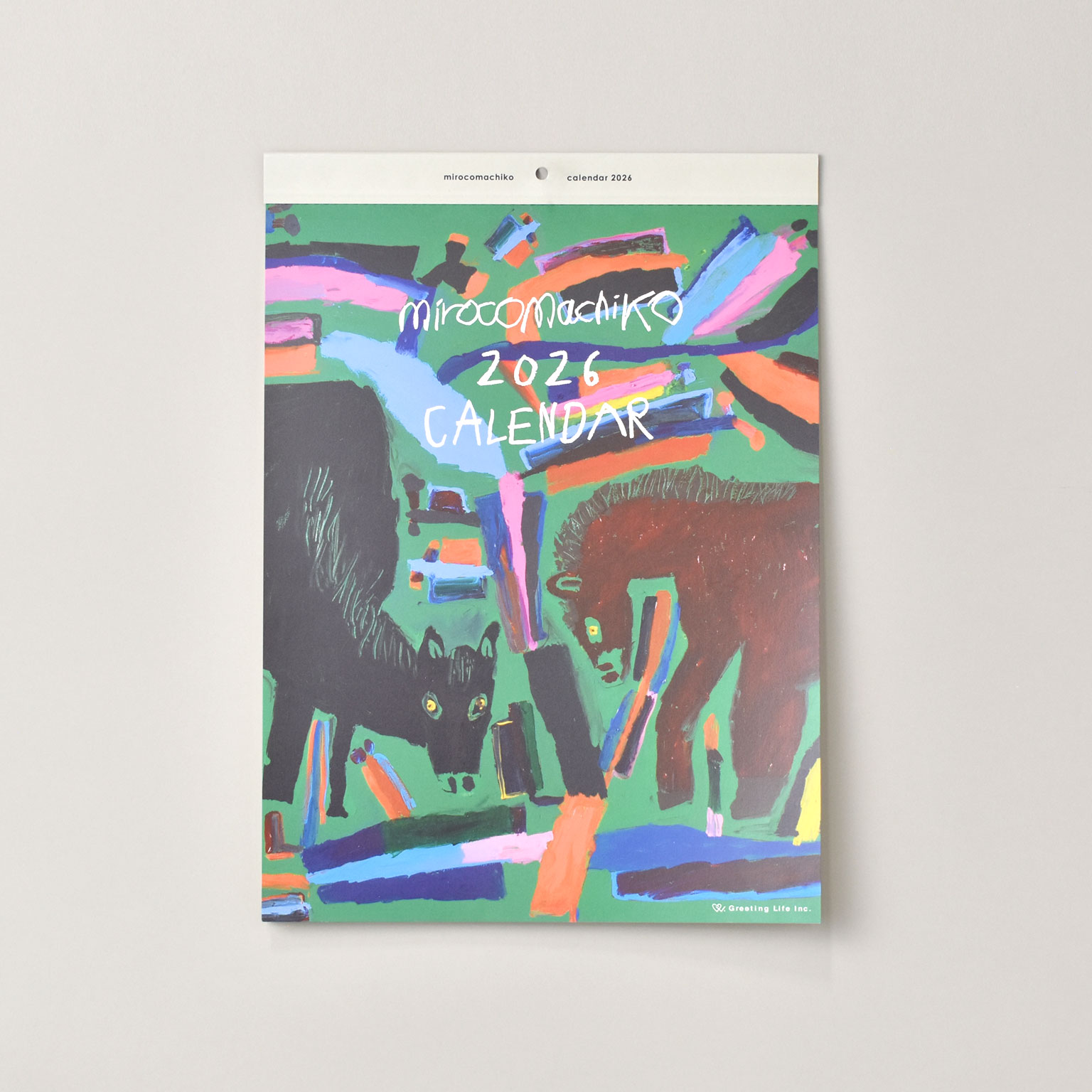 Greeting Life（グリーティングライフ）壁掛けカレンダー 2026