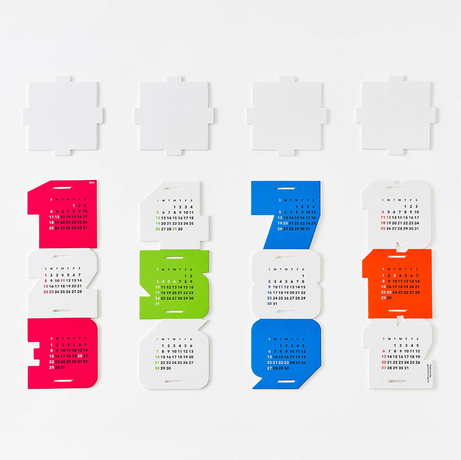 good morning（グッドモーニング）カレンダー Number 2026 | LIVING