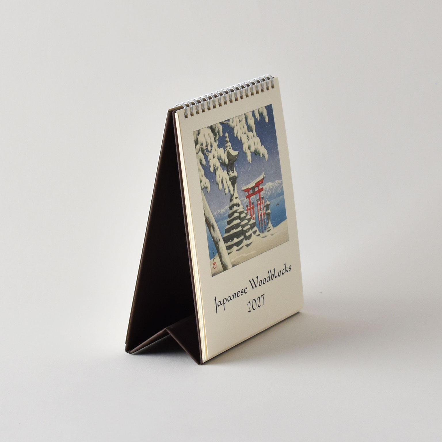CAVALLINI（カヴァリーニ）Deskカレンダー 2027 Japanese Woodblocks