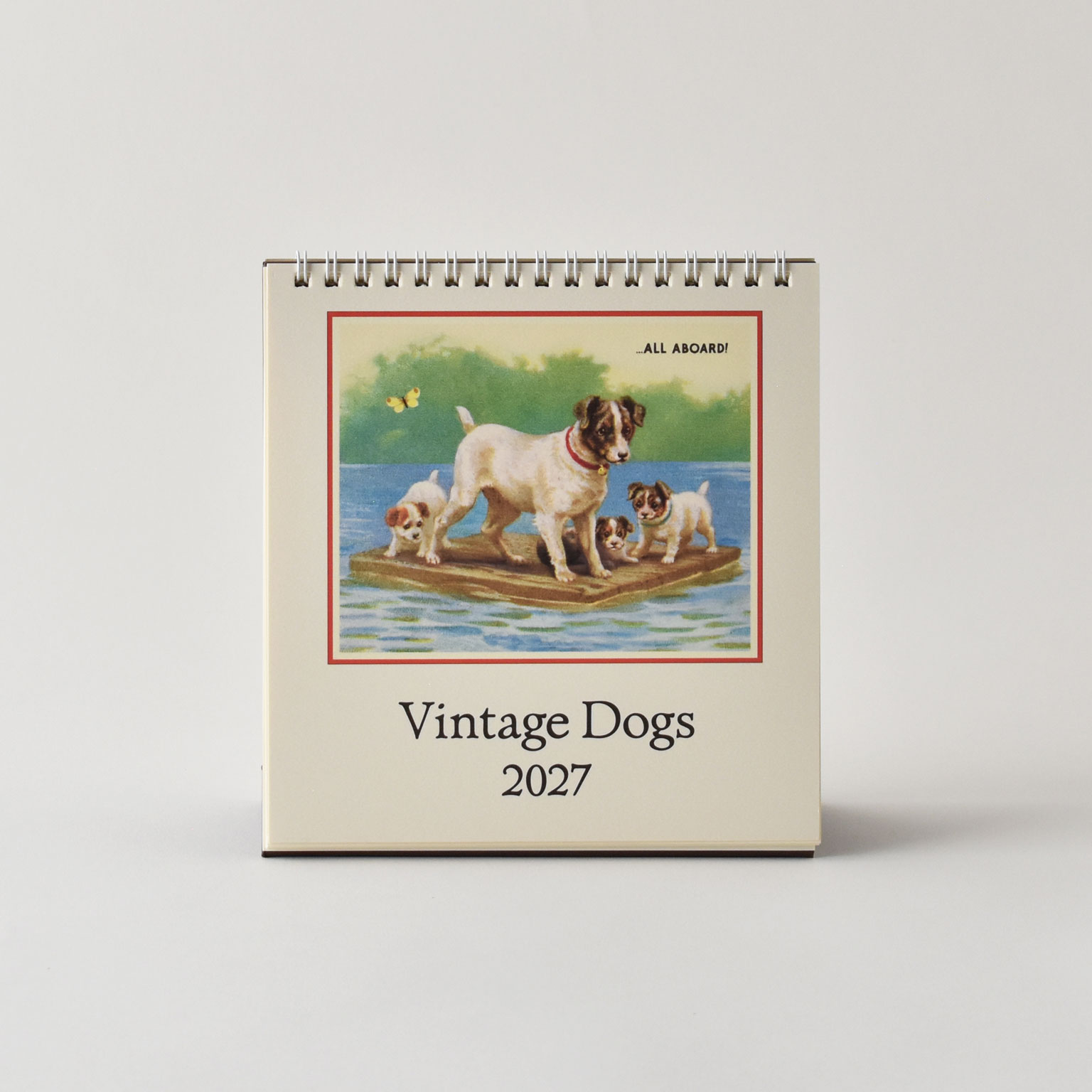 CAVALLINI（カヴァリーニ）Deskカレンダー 2027 Vintage Dogs | LIVING