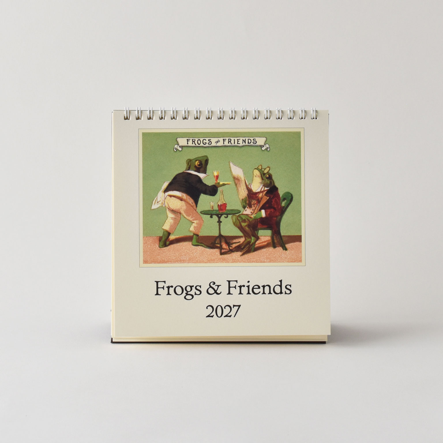 CAVALLINI（カヴァリーニ）Deskカレンダー 2027 Frogs & Friends