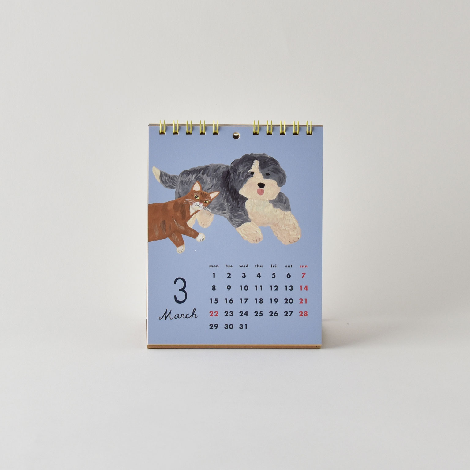 1920s 希少 J.E.Mergott社 デスクカレンダー & クリップ Greeting Life（グリーティングライフ）デスクトップカレンダー 2027