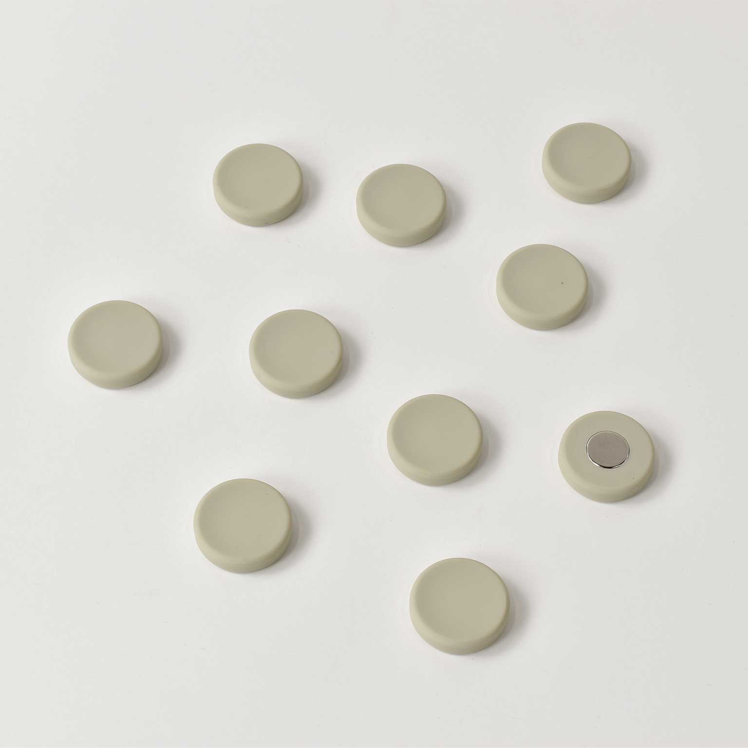 LINTEX（リンテックス）ライティングボード用マグネット グレー 10個