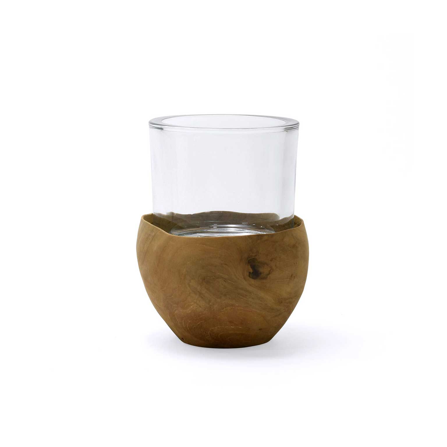 WMG（ダブリューエムジー）チークウッドキャンドルホルダー | LIVING