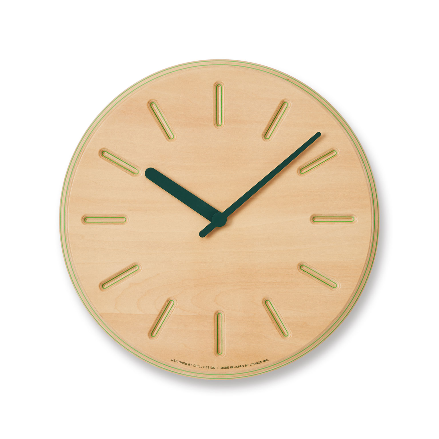 Lemnos（レムノス）Paper-Wood CLOCK ウォールクロック line | LIVING