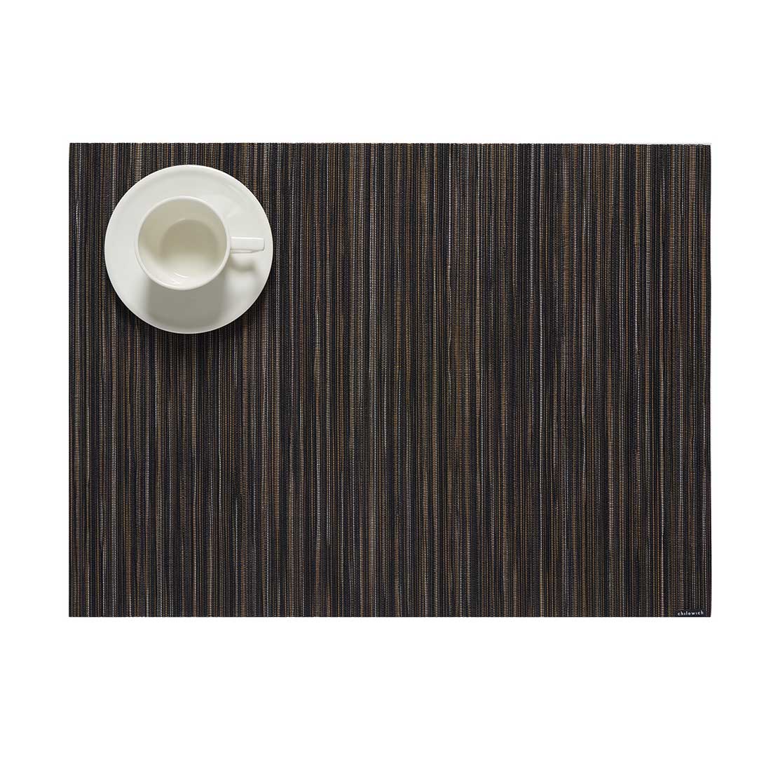 chilewich（チルウィッチ）MiniBasketweave フェルトコースター Gravel