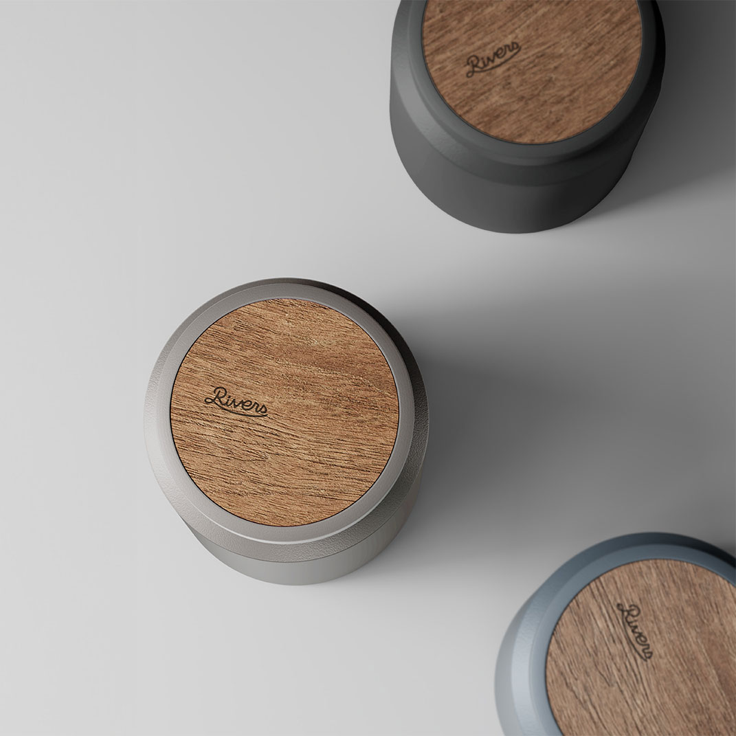 RIVERS（リバーズ）ドリンクボトル モク 500 トープ | LIVING MOTIF