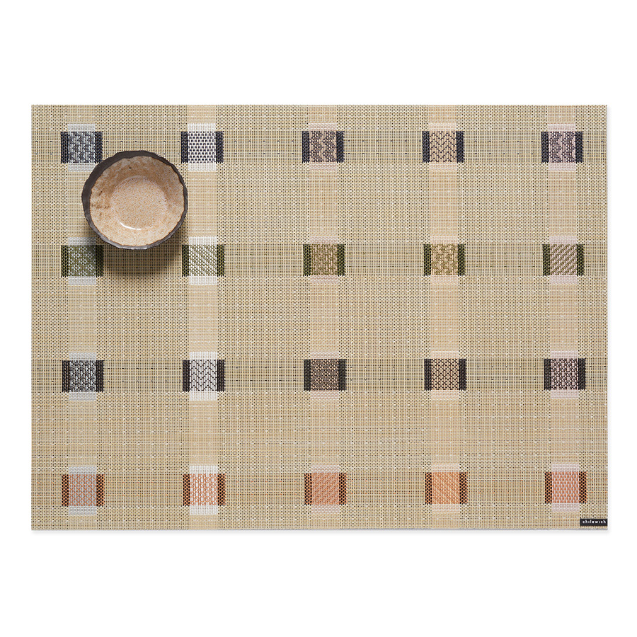 CoffeeChilewich　6枚 Mini プレースマット Oat chilewich（チルウィッチ）Basketweave プレースマット | LIVING MOTIF