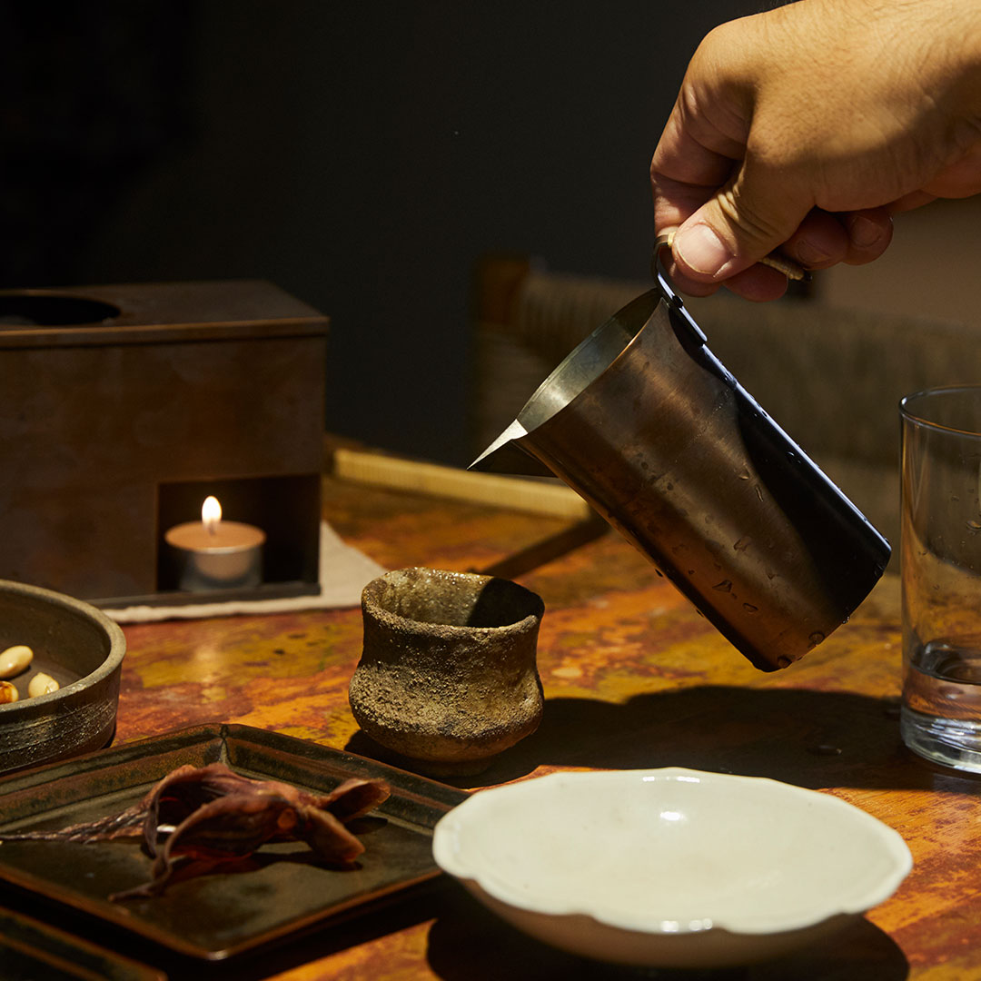 One's MOTIF 馬場雅人さん Sゝゝ[es] 酒燗器 横型チロリセット