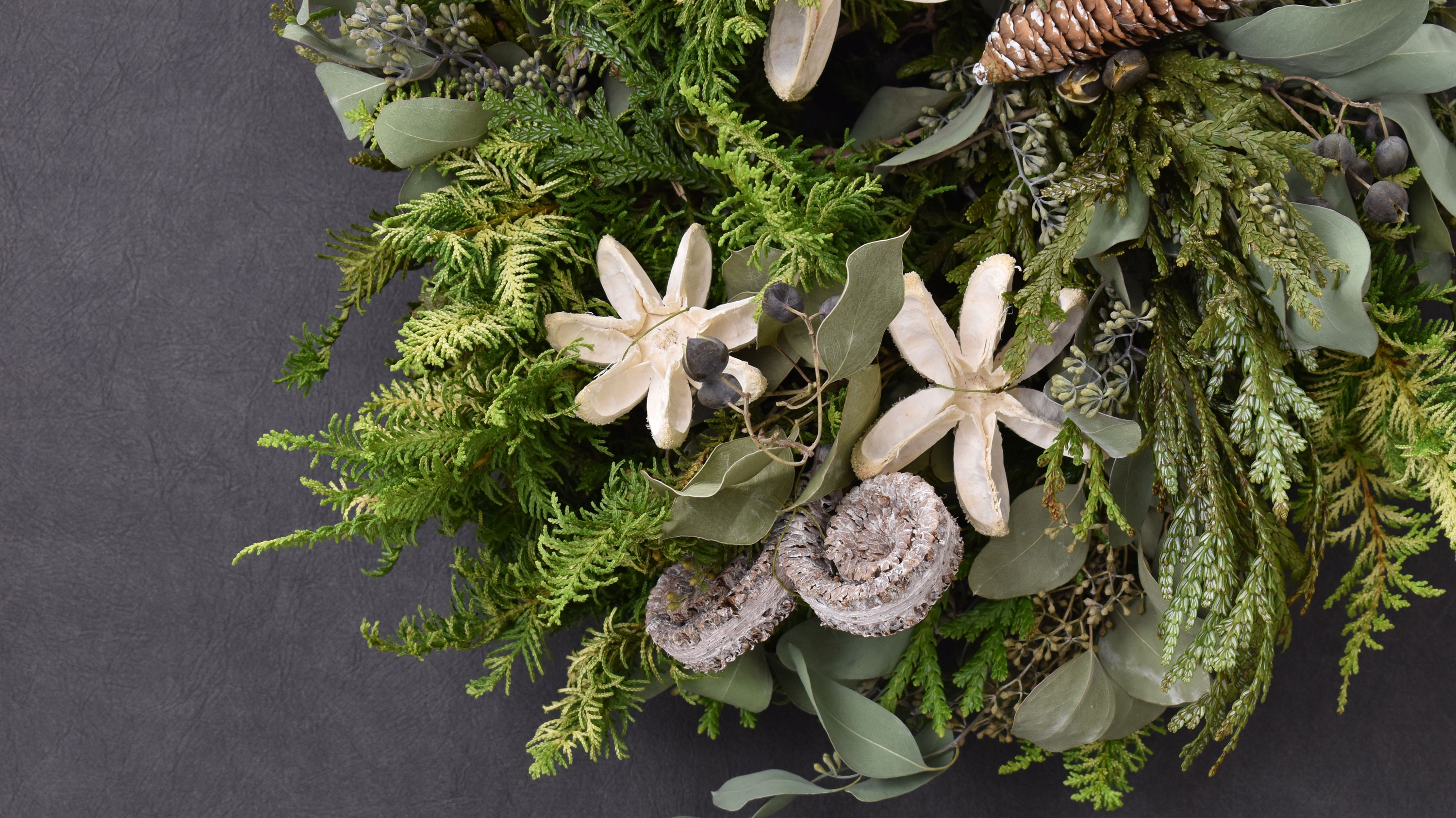 Merry Christmas 2025 静かな森のラウンドリース20〜55cm クリスマス