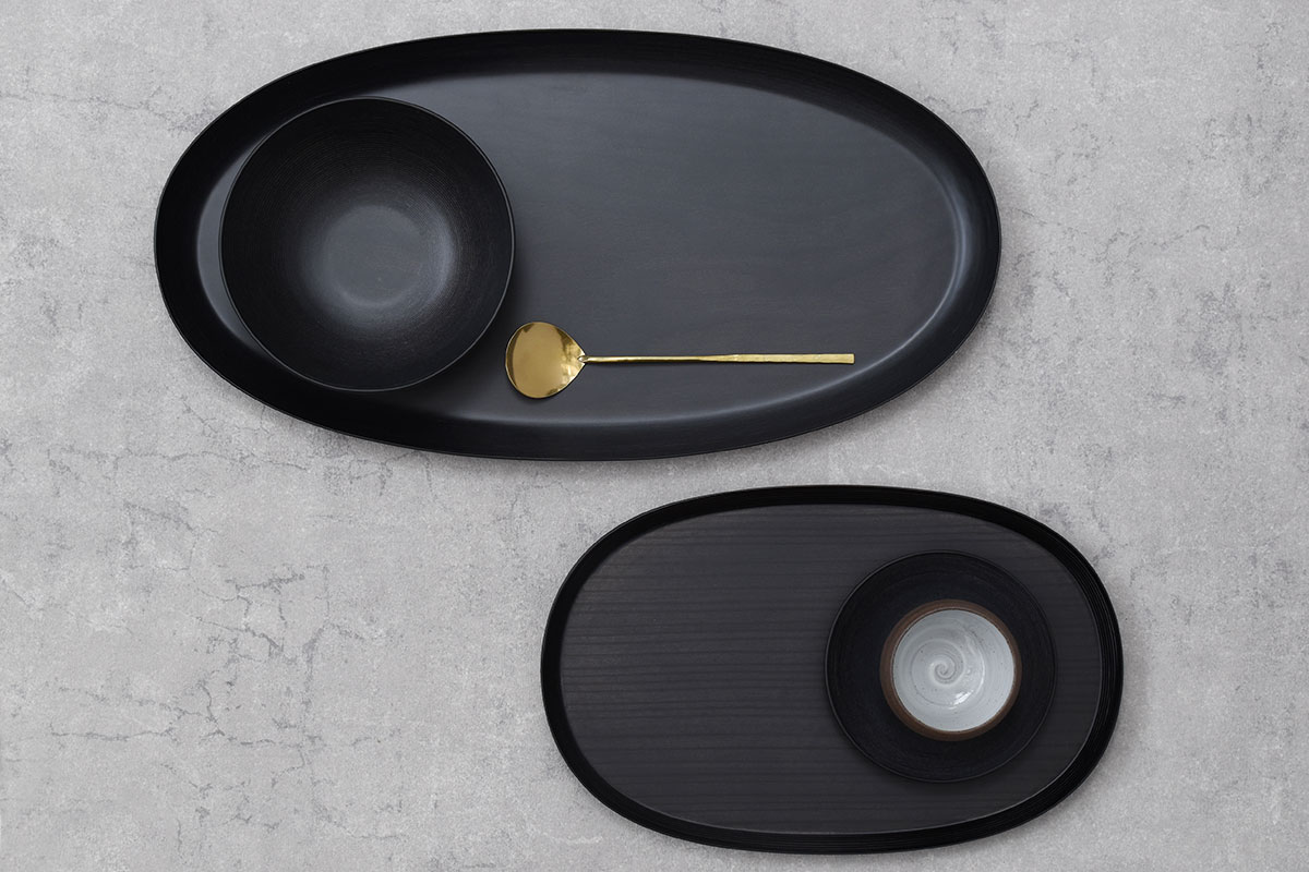 【新品・未使用】L’OBJET（ロブジェ）Edgar Tray 木製トレー 新品・未使用】L'OBJET（ロブジェ）Edgar Tray 木製トレー 【新品・未