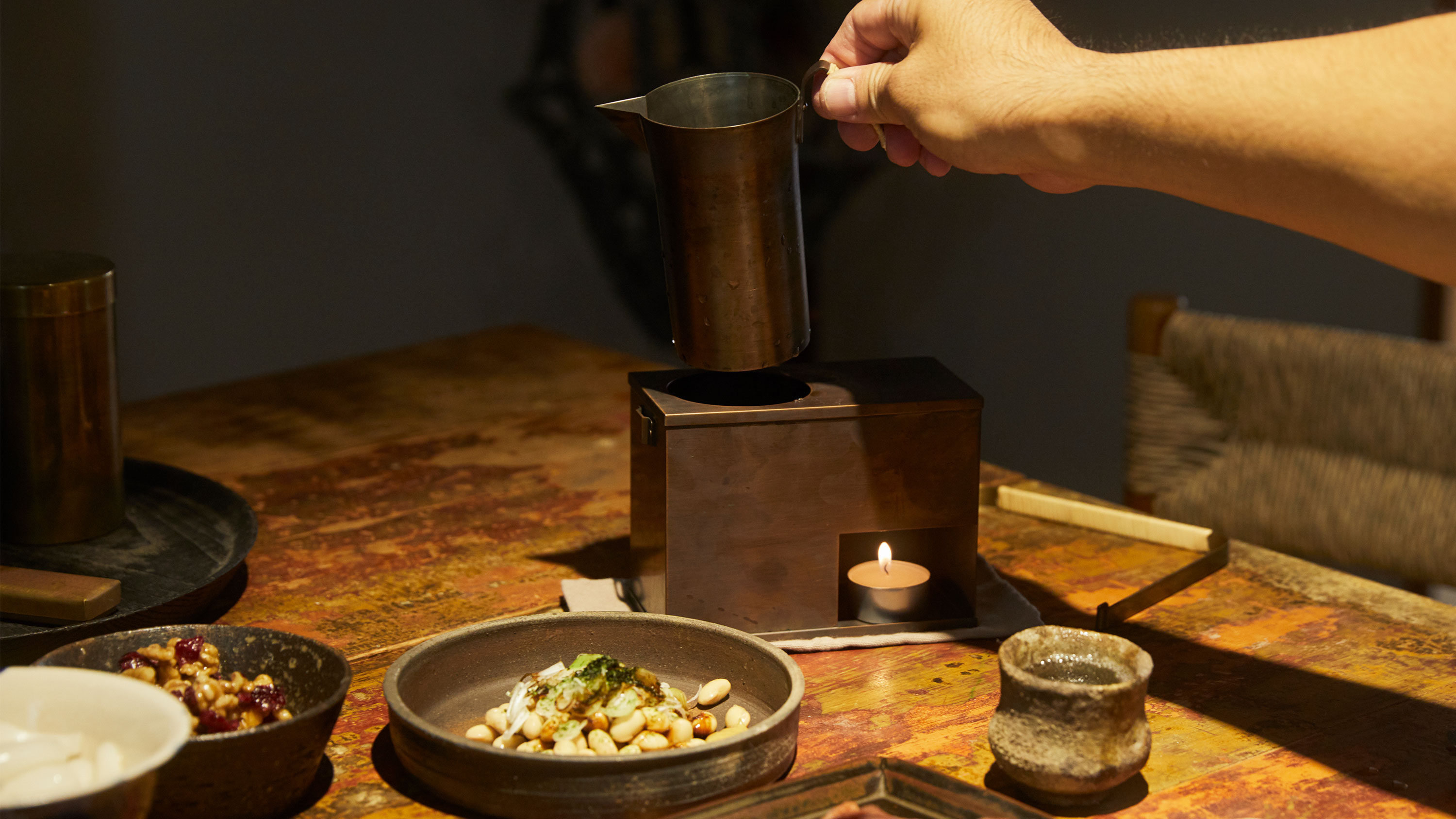 One's MOTIF 馬場雅人さん Sゝゝ[es] 酒燗器 横型チロリセット