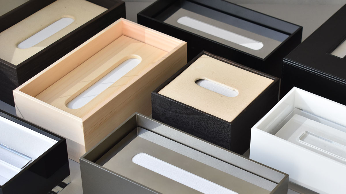 シーンに合わせて選ぶティッシュケース | LIVING MOTIF｜家具